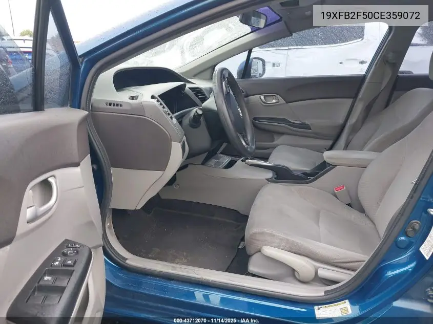 19XFB2F50CE359072 2012 Honda Civic Lx