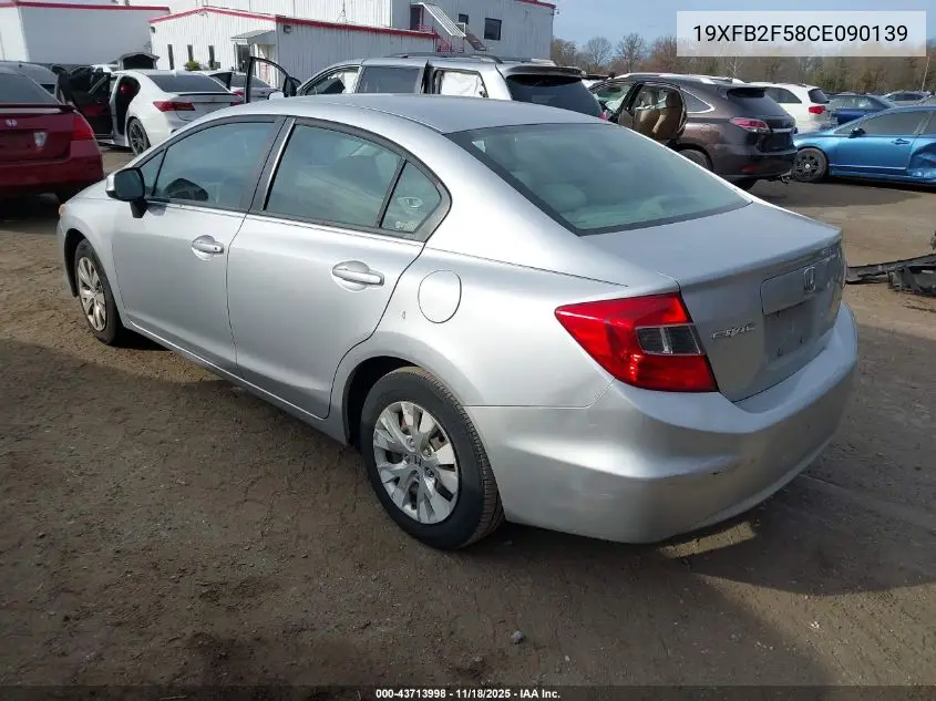 19XFB2F58CE090139 2012 Honda Civic Lx