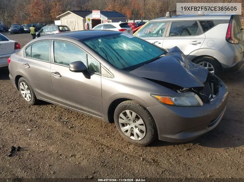 19XFB2F57CE385605 2012 Honda Civic Lx