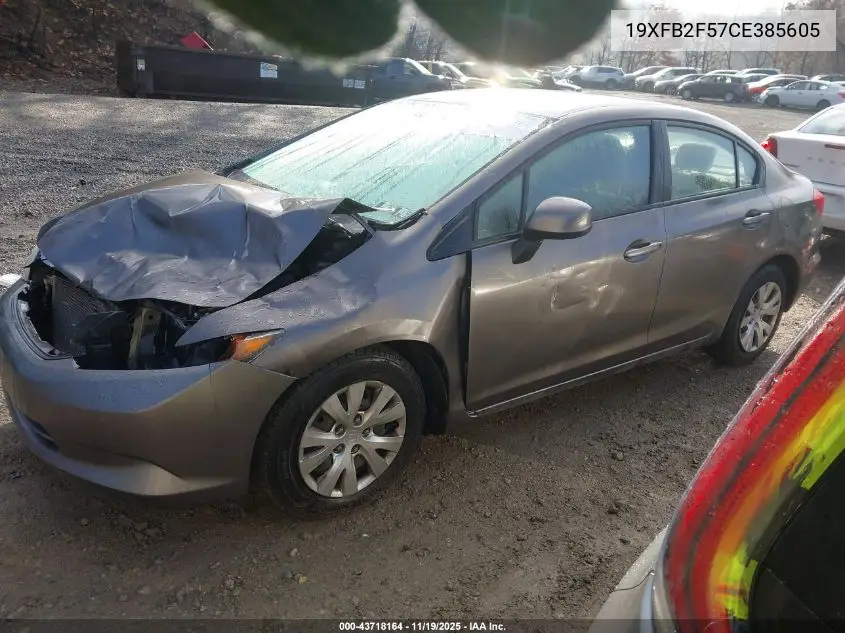 19XFB2F57CE385605 2012 Honda Civic Lx