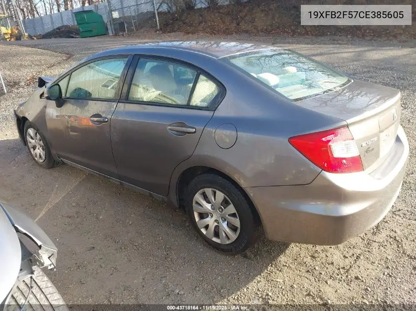 19XFB2F57CE385605 2012 Honda Civic Lx