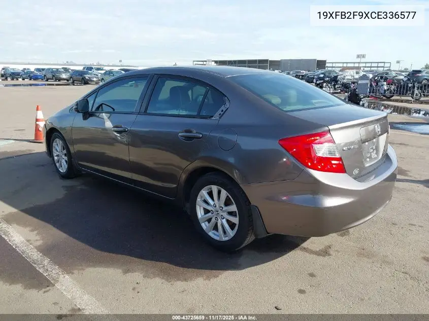 19XFB2F9XCE336577 2012 Honda Civic Ex-L