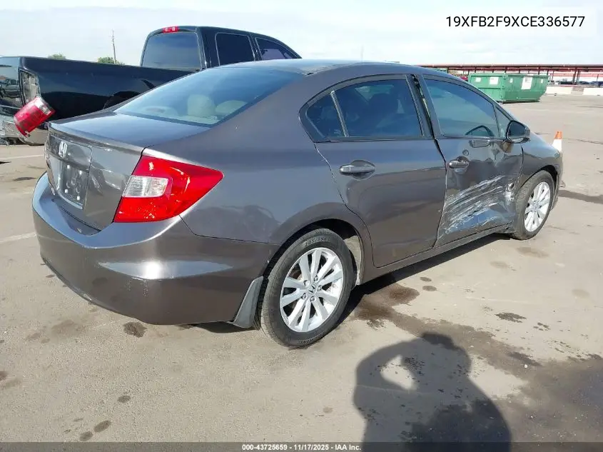 19XFB2F9XCE336577 2012 Honda Civic Ex-L