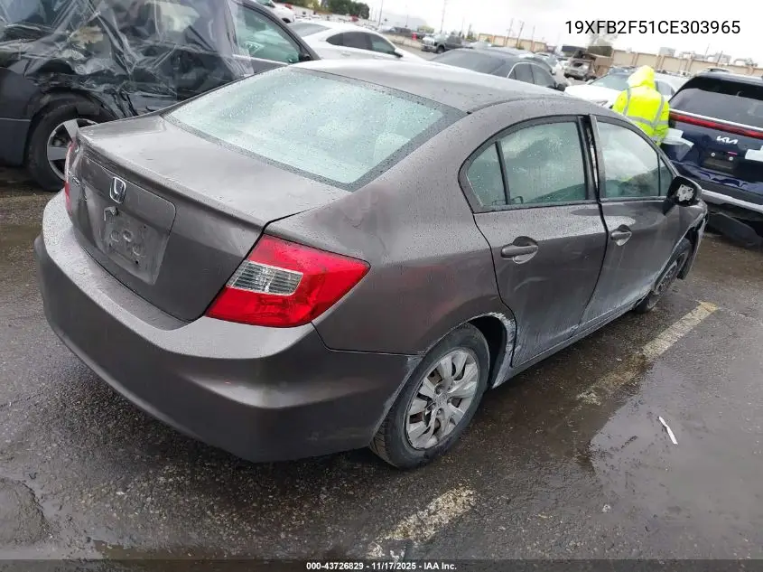 19XFB2F51CE303965 2012 Honda Civic Lx
