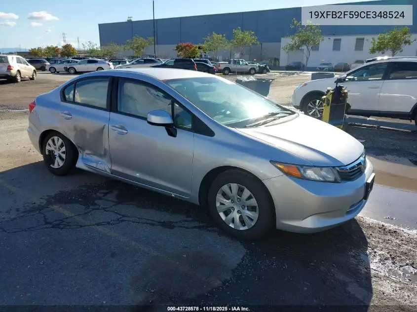 19XFB2F59CE348524 2012 Honda Civic Lx