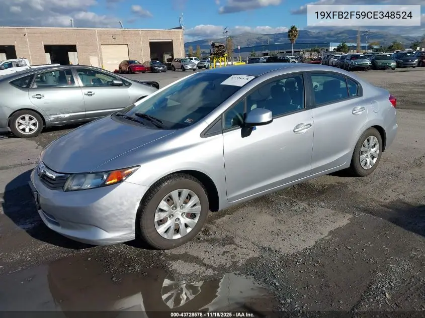 19XFB2F59CE348524 2012 Honda Civic Lx
