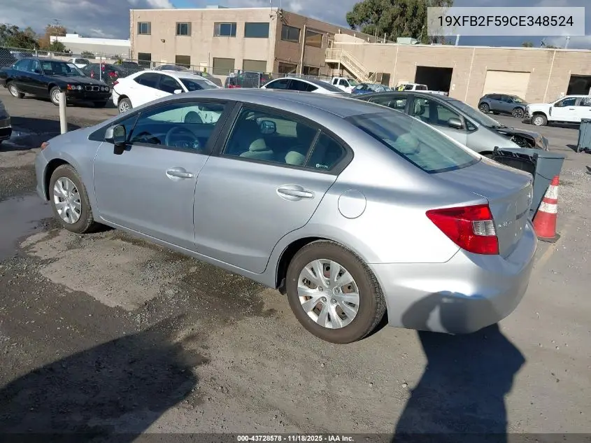 19XFB2F59CE348524 2012 Honda Civic Lx