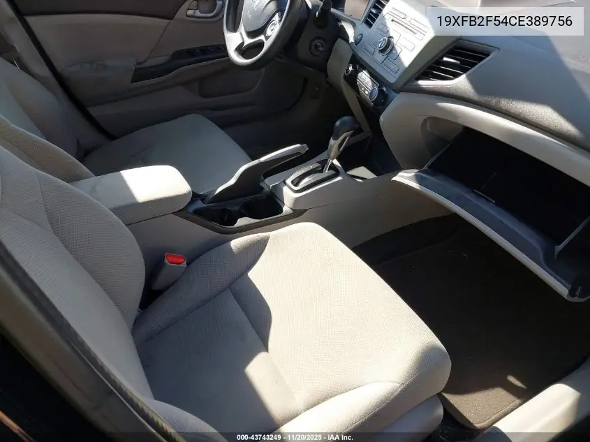 19XFB2F54CE389756 2012 Honda Civic Lx