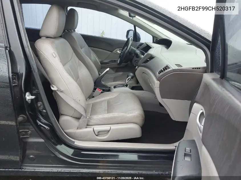 2HGFB2F99CH520317 2012 Honda Civic Ex-L