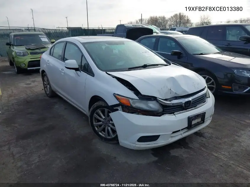 19XFB2F8XCE013380 2012 Honda Civic Ex