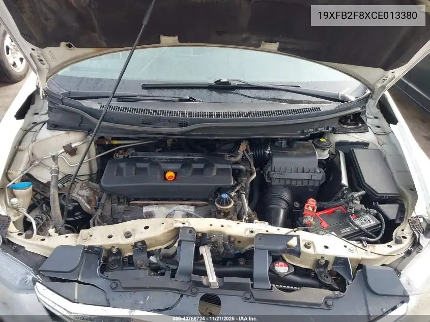 19XFB2F8XCE013380 2012 Honda Civic Ex