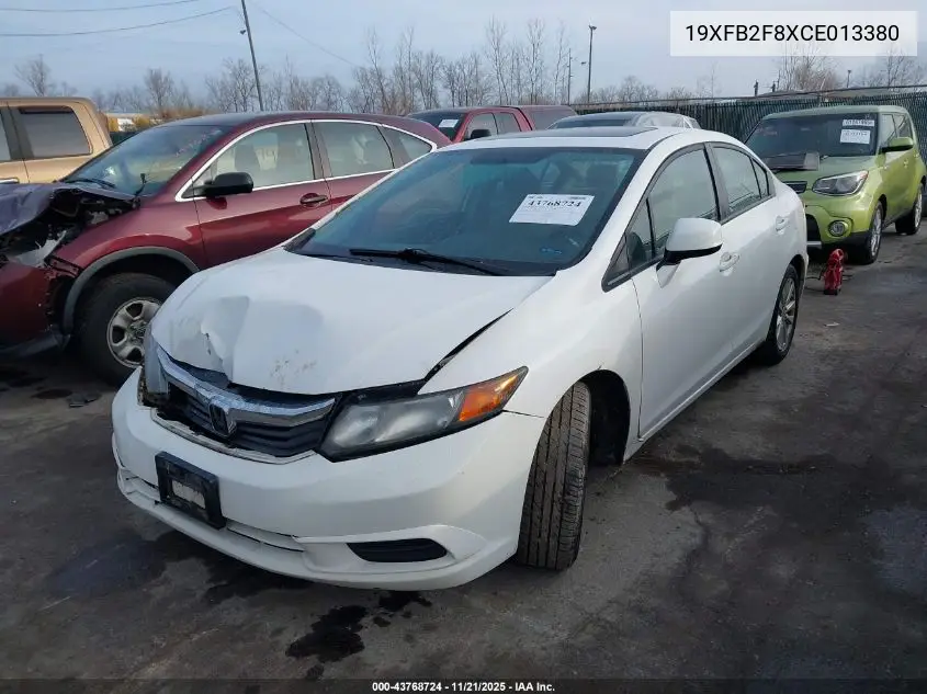 19XFB2F8XCE013380 2012 Honda Civic Ex