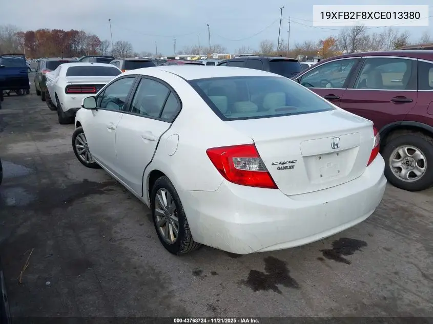19XFB2F8XCE013380 2012 Honda Civic Ex