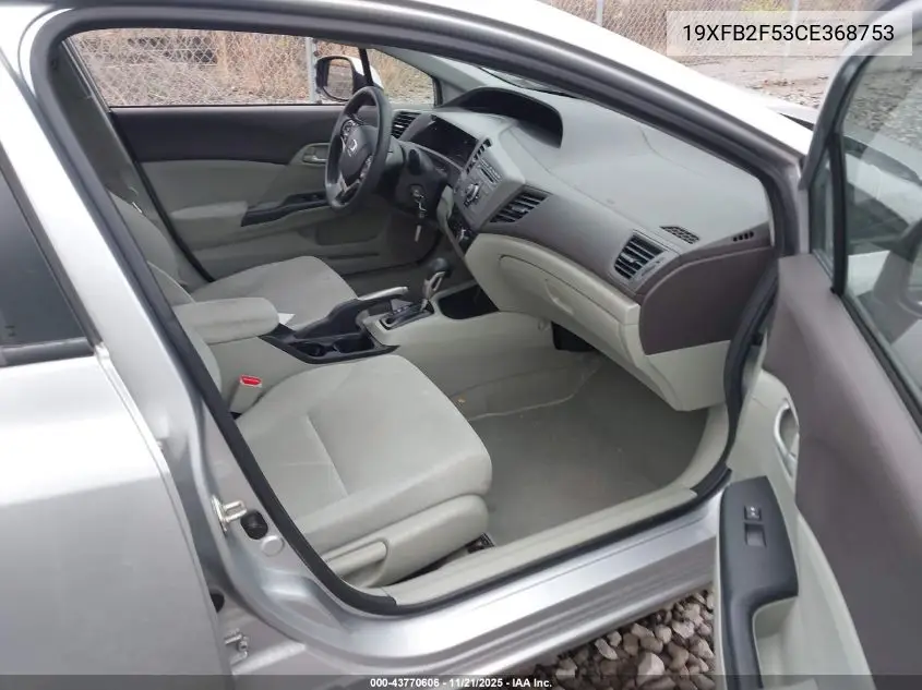 19XFB2F53CE368753 2012 Honda Civic Lx