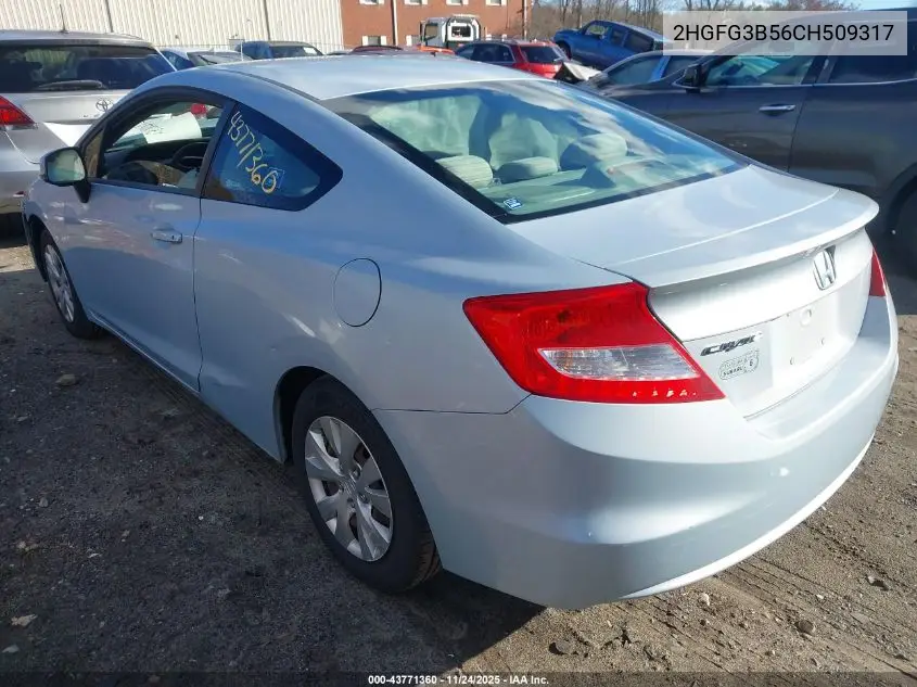 2HGFG3B56CH509317 2012 Honda Civic Lx