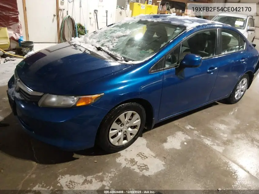 19XFB2F54CE042170 2012 Honda Civic Lx