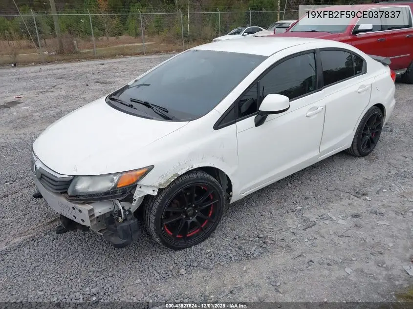 19XFB2F59CE037837 2012 Honda Civic Lx