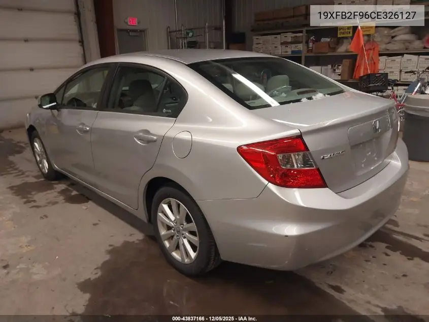 19XFB2F96CE326127 2012 Honda Civic Ex-L