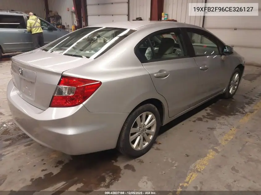 19XFB2F96CE326127 2012 Honda Civic Ex-L