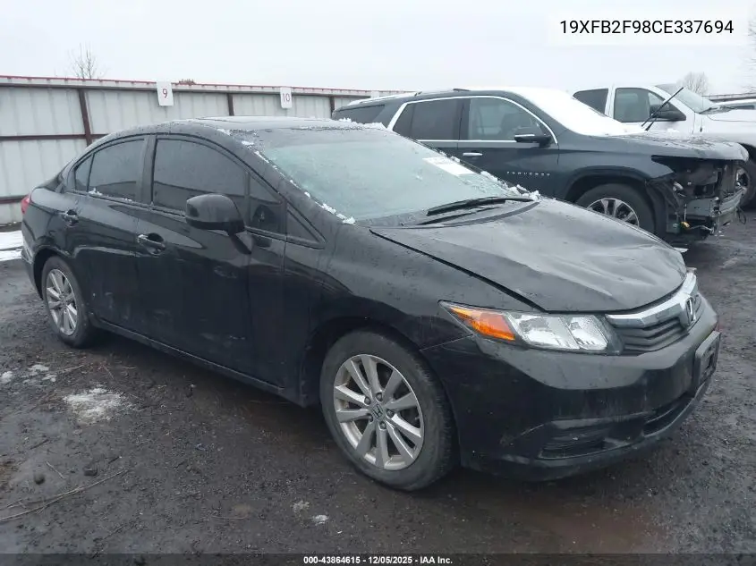 19XFB2F98CE337694 2012 Honda Civic Ex-L