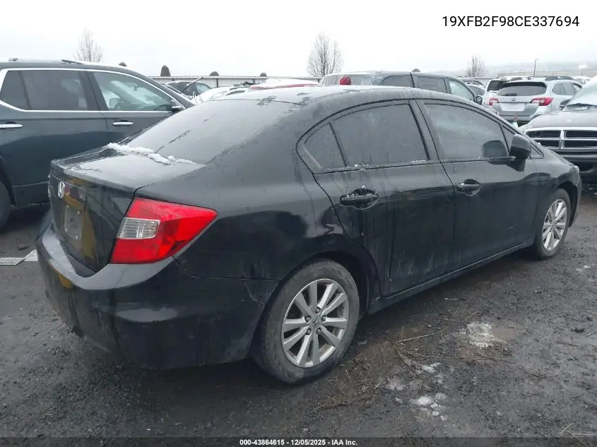 19XFB2F98CE337694 2012 Honda Civic Ex-L