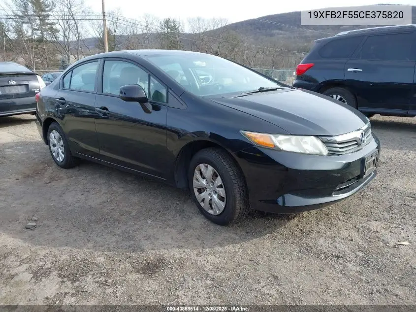 19XFB2F55CE375820 2012 Honda Civic Lx