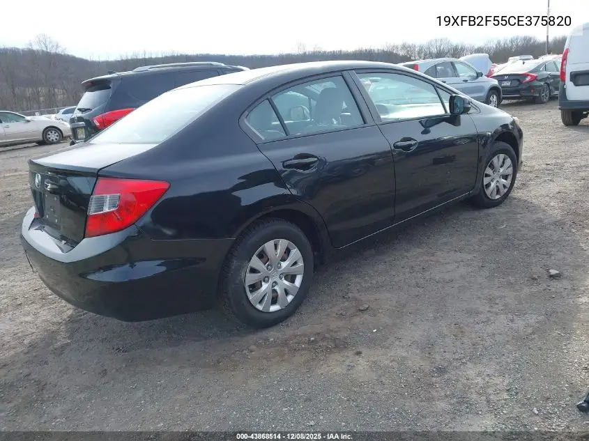 19XFB2F55CE375820 2012 Honda Civic Lx