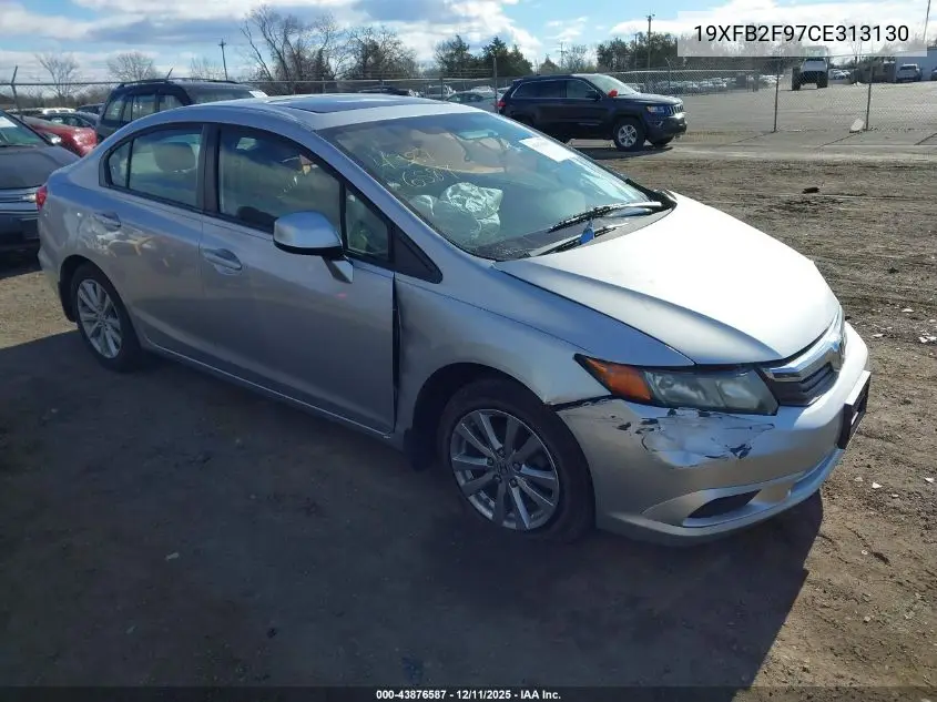 19XFB2F97CE313130 2012 Honda Civic Ex-L