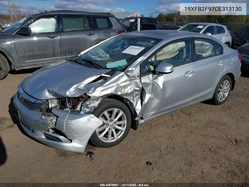 19XFB2F97CE313130 2012 Honda Civic Ex-L