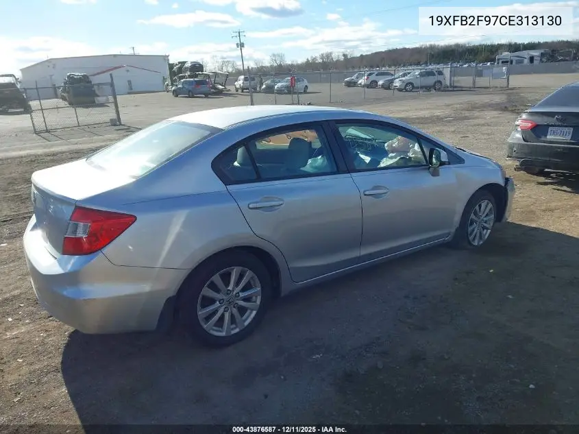 19XFB2F97CE313130 2012 Honda Civic Ex-L