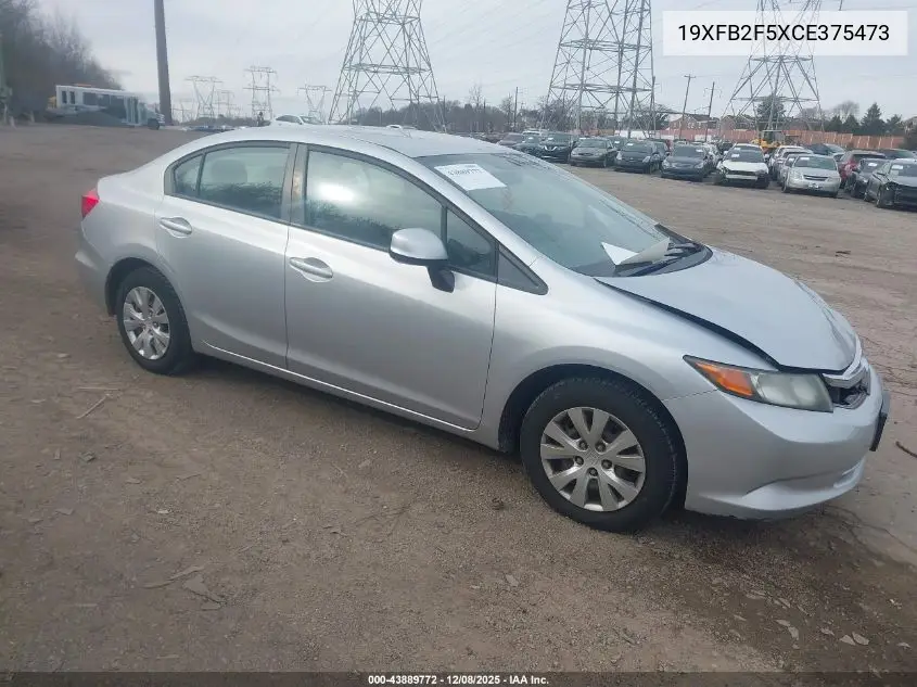 19XFB2F5XCE375473 2012 Honda Civic Lx