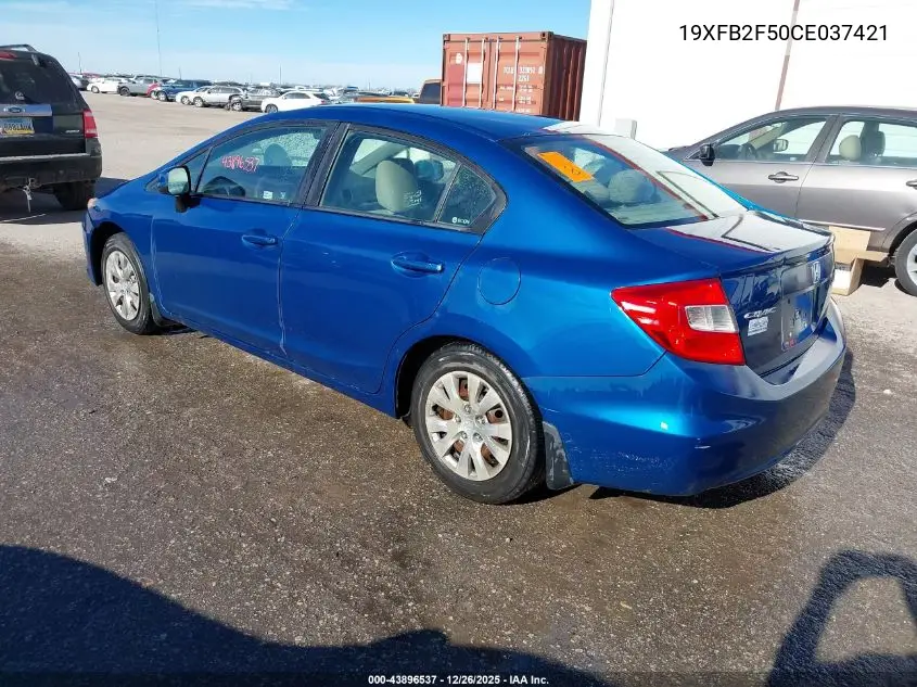 19XFB2F50CE037421 2012 Honda Civic Lx