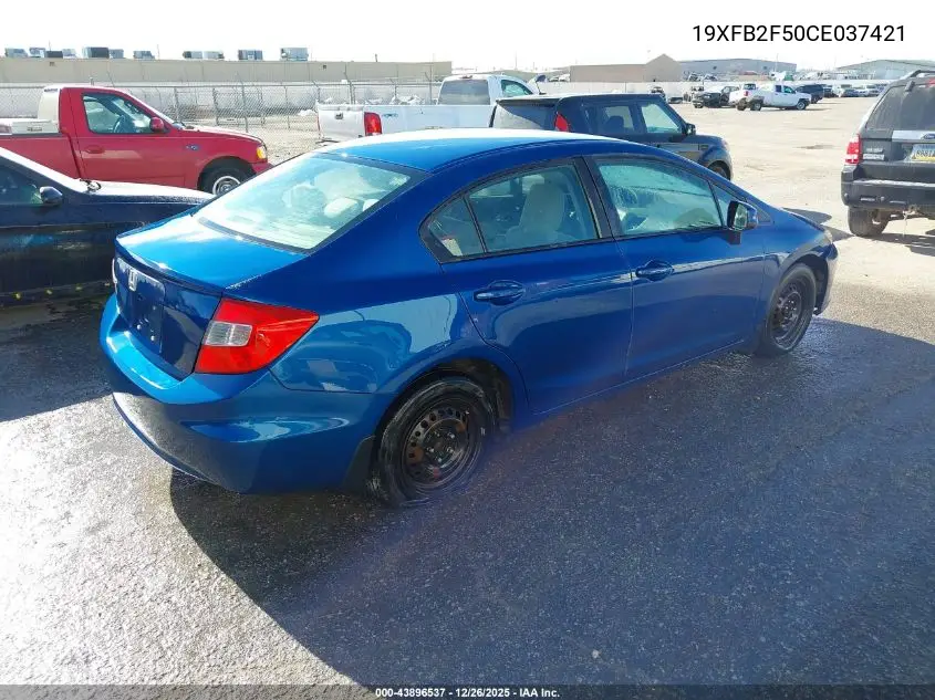19XFB2F50CE037421 2012 Honda Civic Lx