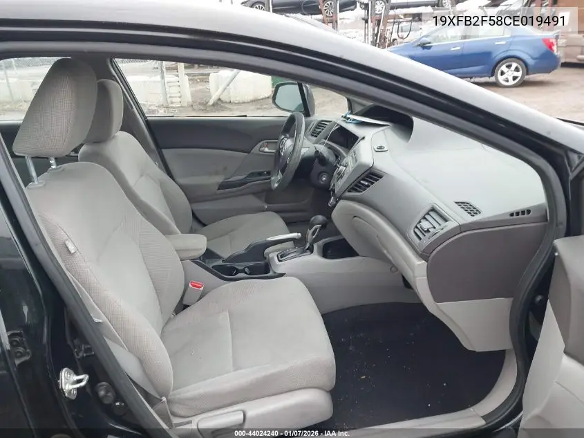 19XFB2F58CE019491 2012 Honda Civic Lx