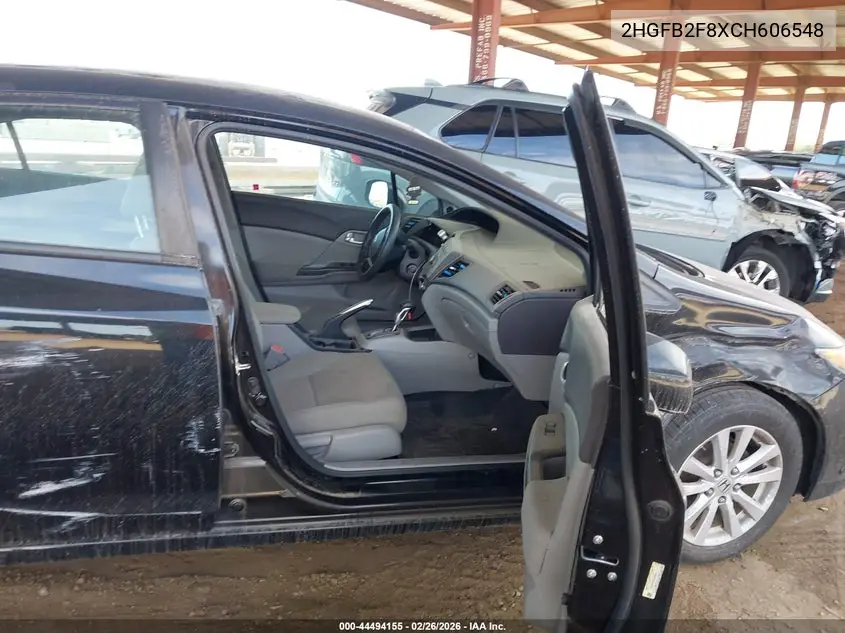 2HGFB2F8XCH606548 2012 Honda Civic Ex