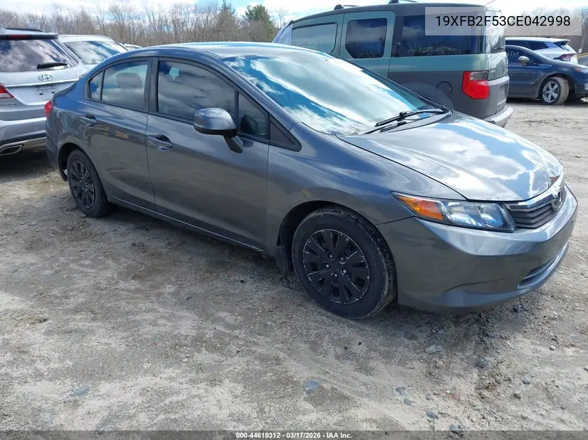 19XFB2F53CE042998 2012 Honda Civic Lx