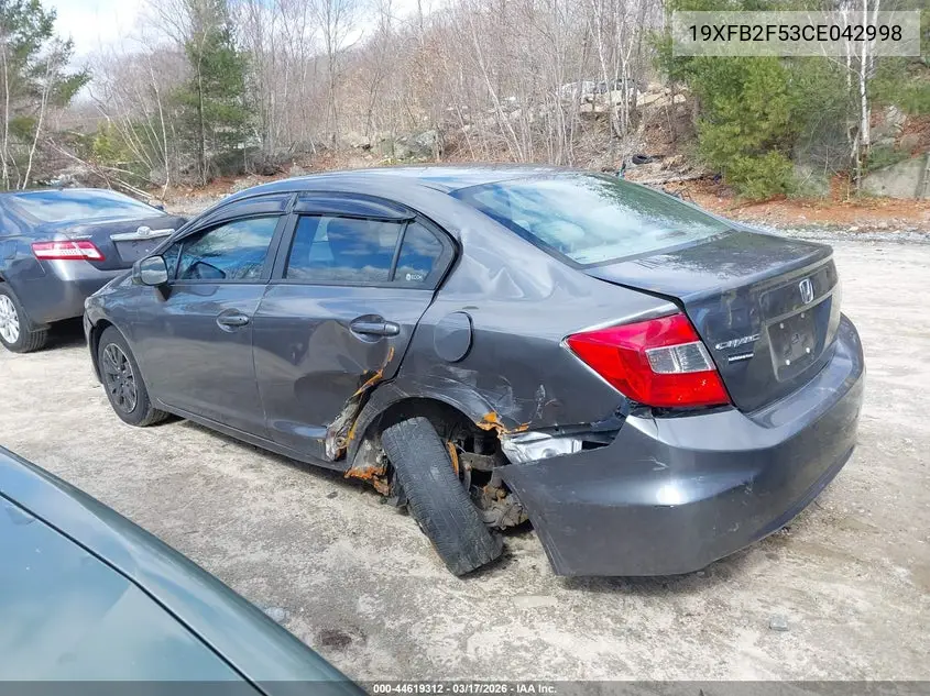 19XFB2F53CE042998 2012 Honda Civic Lx