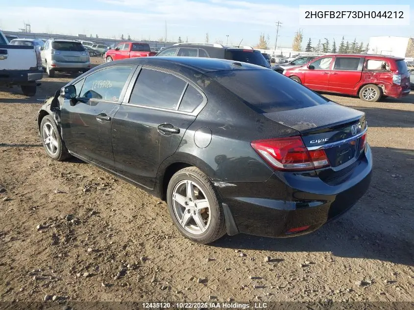 2HGFB2F73DH044212 2013 Honda Civic Touring
