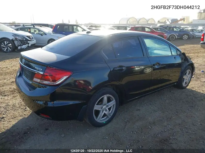 2HGFB2F73DH044212 2013 Honda Civic Touring