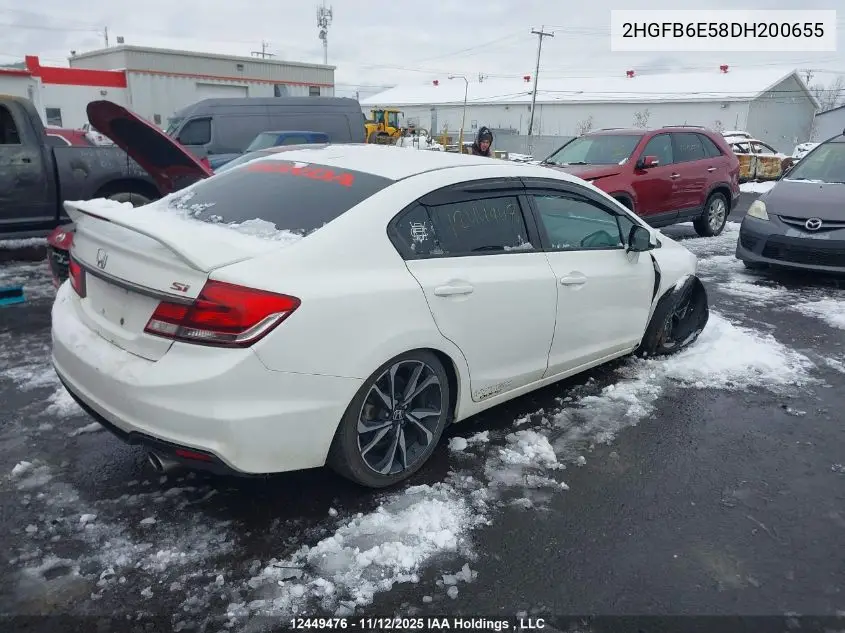 2HGFB6E58DH200655 2013 Honda Civic Si Si