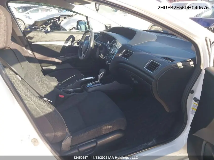 2HGFB2F55DH040676 2013 Honda Civic Ex 4Dr