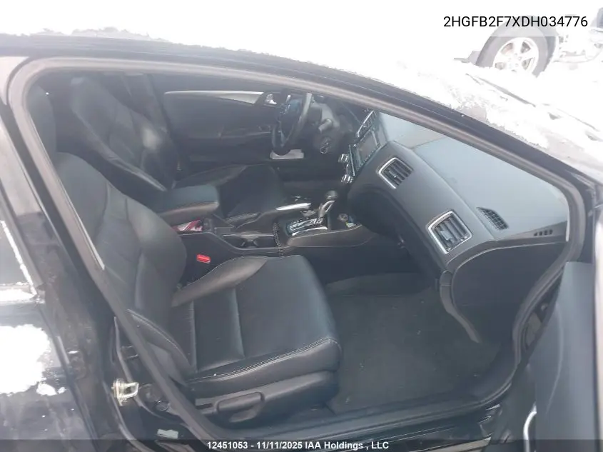 2HGFB2F7XDH034776 2013 Honda Civic Touring