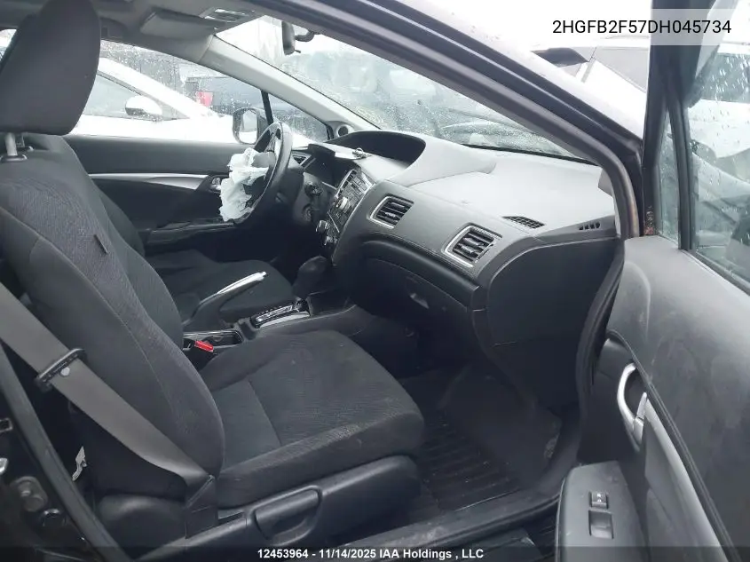 2HGFB2F57DH045734 2013 Honda Civic Ex 4Dr