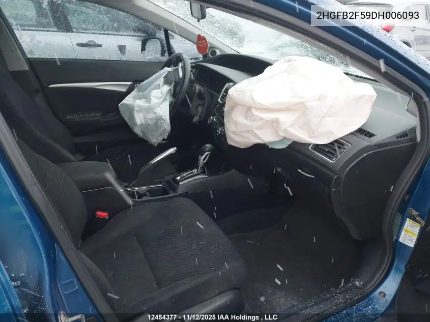 2HGFB2F59DH006093 2013 Honda Civic Lx