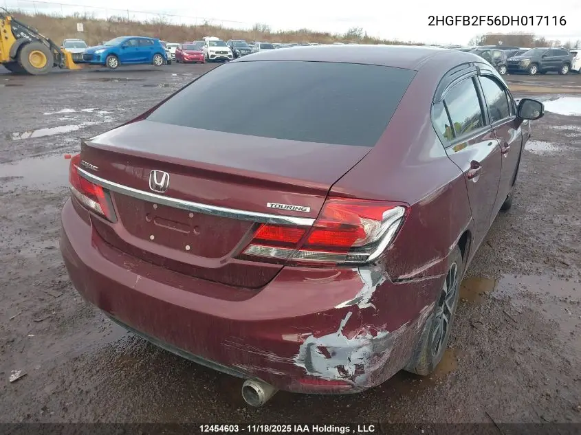 2HGFB2F56DH017116 2013 Honda Civic Lx