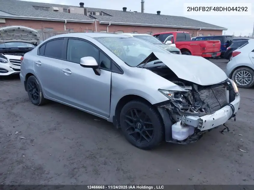 2HGFB2F48DH044292 2013 Honda Civic Lx
