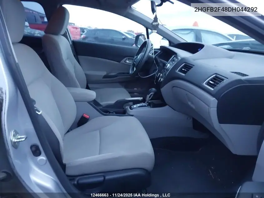 2HGFB2F48DH044292 2013 Honda Civic Lx