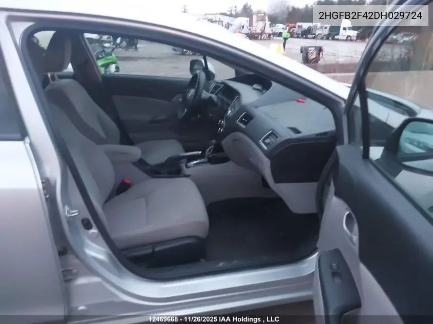 2HGFB2F42DH029724 2013 Honda Civic Sdn
