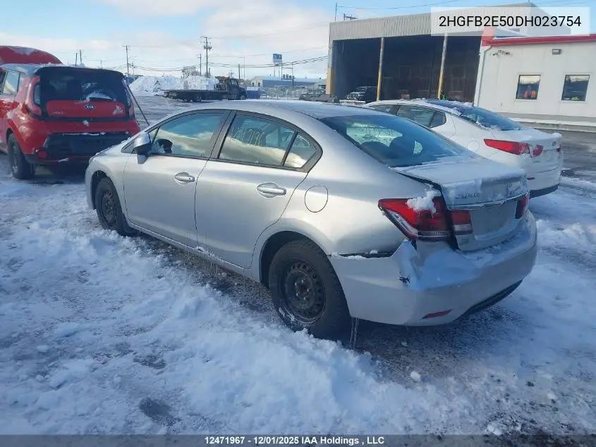 2HGFB2E50DH023754 2013 Honda Civic
