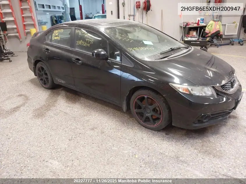 2HGFB6E5XDH200947 2013 Honda Civic Si Si